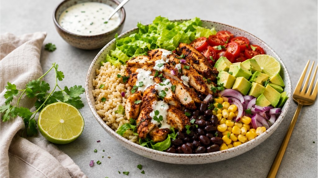 Crispy Chicken Taco Bowl